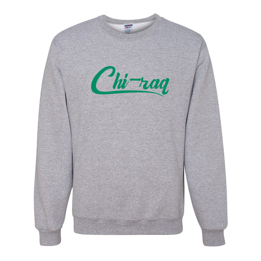 Split Grey White Black Low 1s Crewneck Sweatshirt | Chiraq, Ash