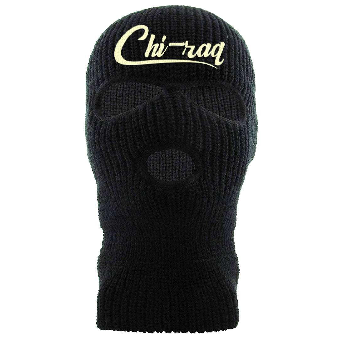 Split Grey White Black Low 1s Ski Mask | Chiraq, Black