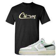 Split Grey White Black Low 1s T Shirt | Chiraq, Black