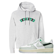 Split Grey White Black Low 1s Hoodie | Dedicated, Ash