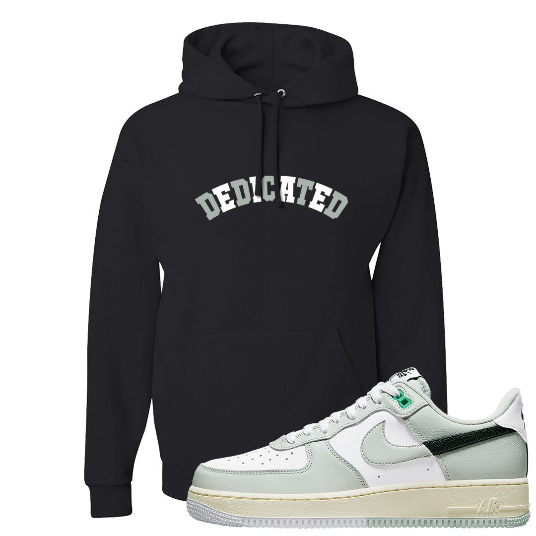 Split Grey White Black Low 1s Hoodie | Dedicated, Black