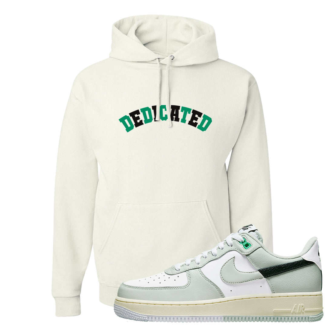 Split Grey White Black Low 1s Hoodie | Dedicated, White