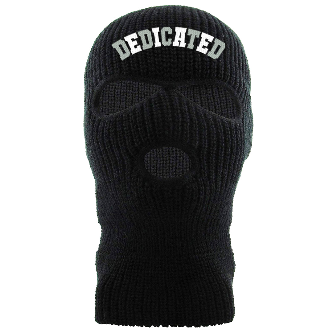 Split Grey White Black Low 1s Ski Mask | Dedicated, Black