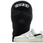 Split Grey White Black Low 1s Ski Mask | Dedicated, Black