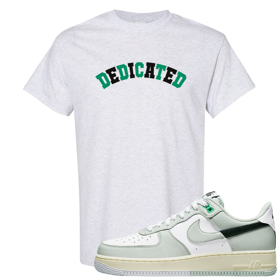 Split Grey White Black Low 1s T Shirt | Dedicated, Ash