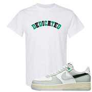 Split Grey White Black Low 1s T Shirt | Dedicated, White