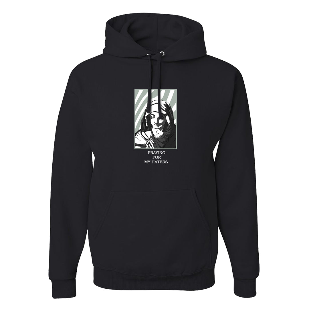 Split Grey White Black Low 1s Hoodie | God Told Me, Black