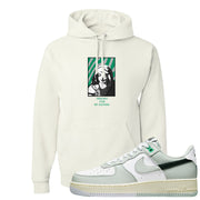 Split Grey White Black Low 1s Hoodie | God Told Me, White