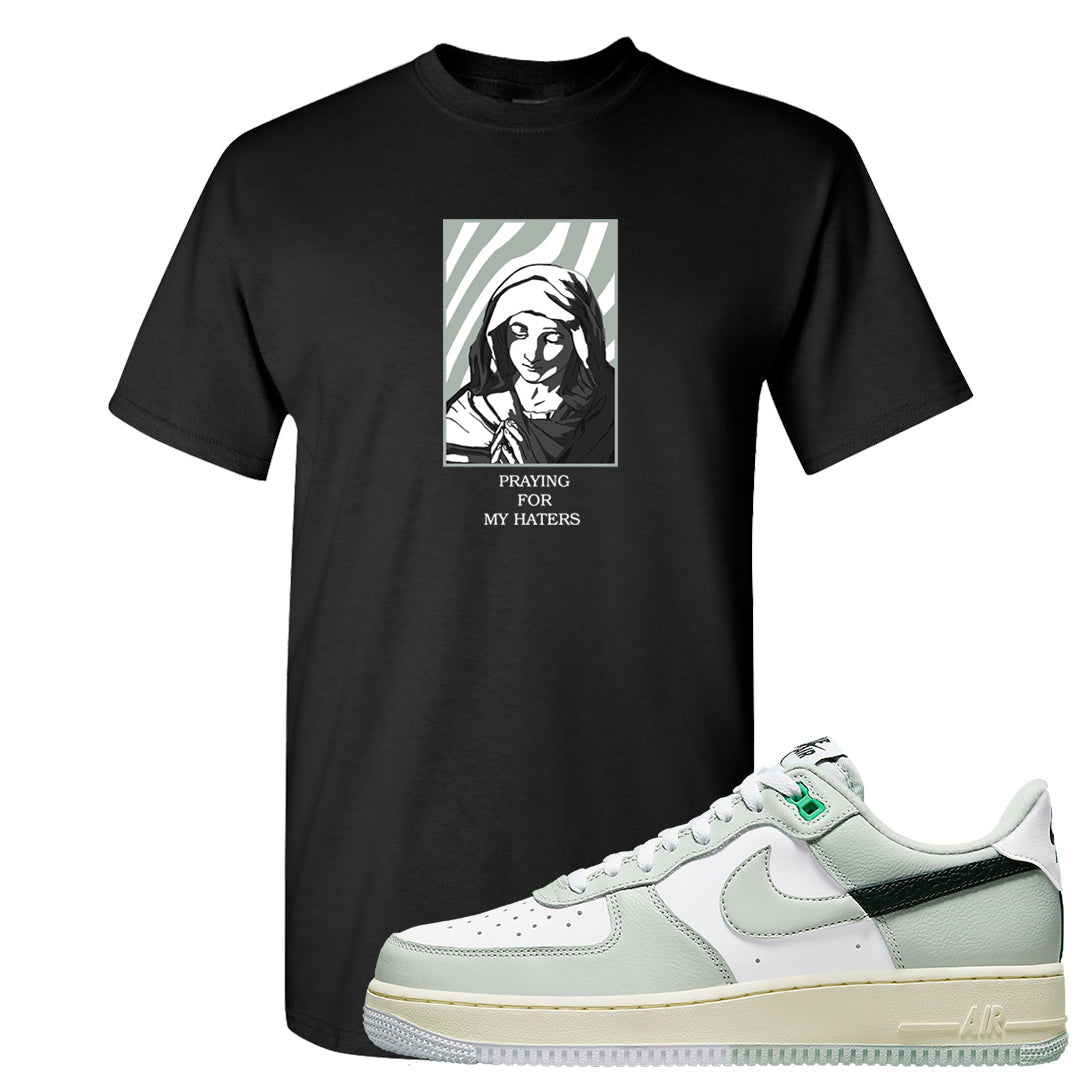 Split Grey White Black Low 1s T Shirt | God Told Me, Black