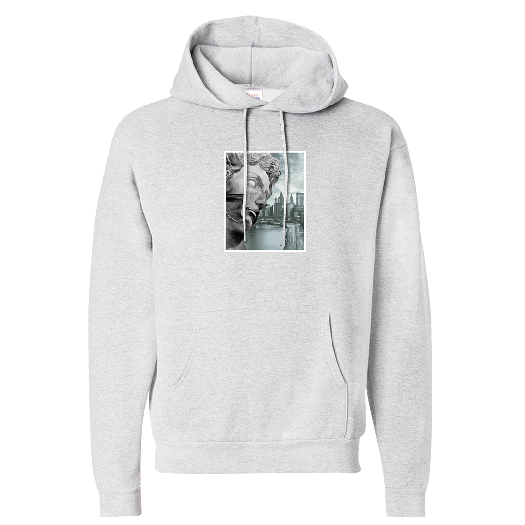 Split Grey White Black Low 1s Hoodie | Miguel, Ash