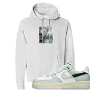 Split Grey White Black Low 1s Hoodie | Miguel, Ash