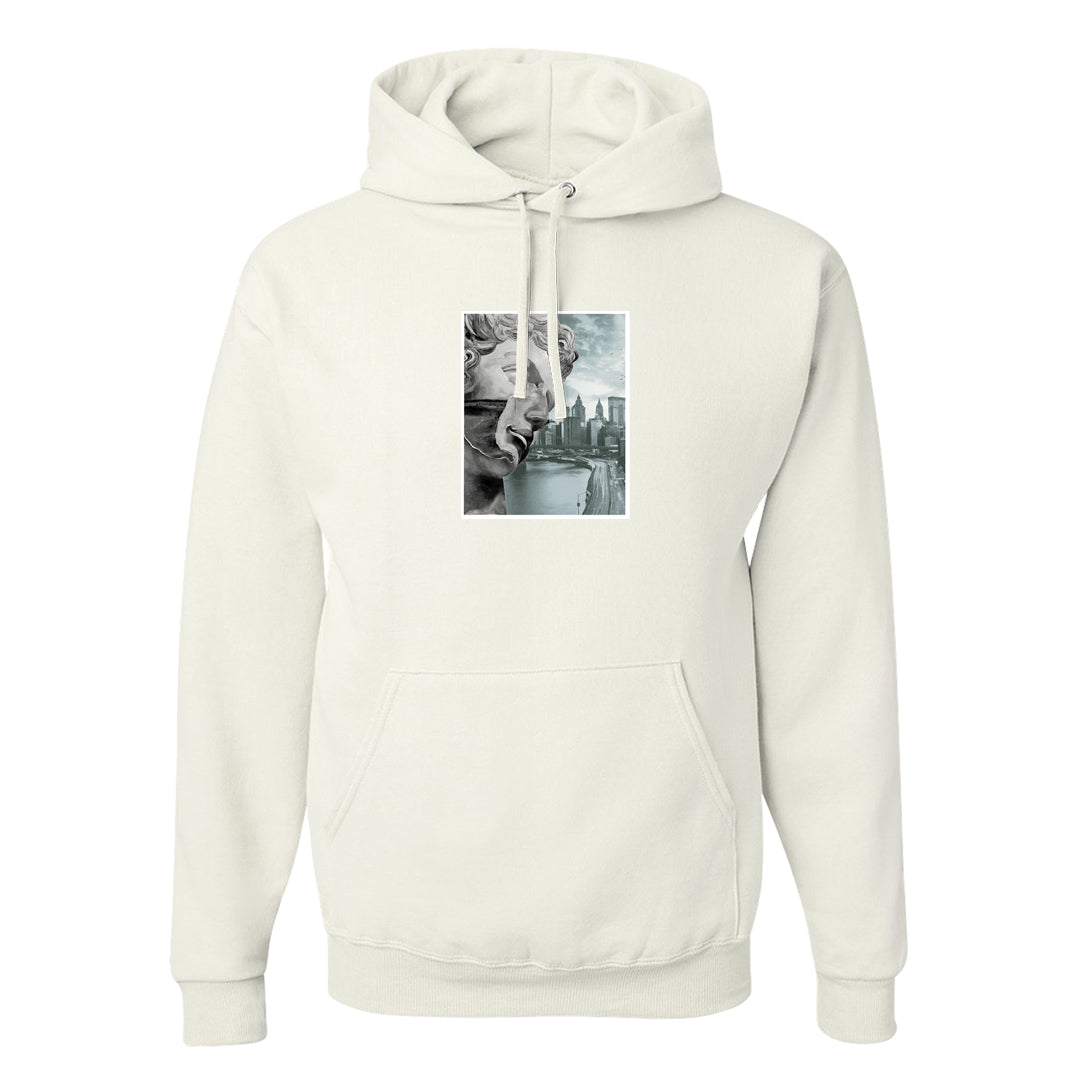 Split Grey White Black Low 1s Hoodie | Miguel, White