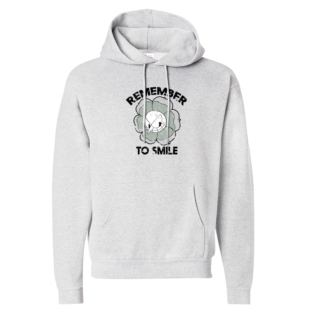 Split Grey White Black Low 1s Hoodie | Remember To Smile, Ash