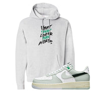 Split Grey White Black Low 1s Hoodie | Vibes Speak Louder Than Words, Ash