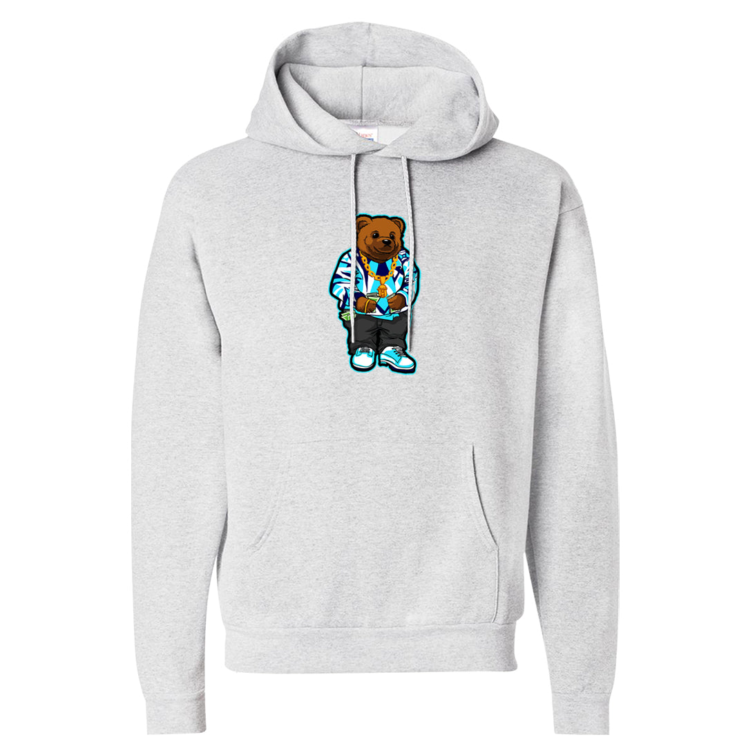 Split Light Photo Blue Low 1s Hoodie | Sweater Bear, Ash