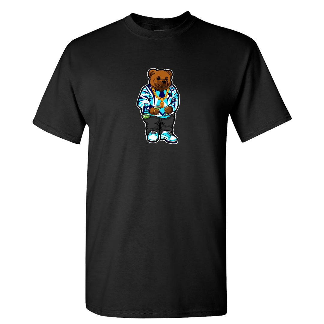 Split Light Photo Blue Low 1s T Shirt | Sweater Bear, Black