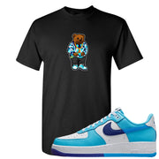 Split Light Photo Blue Low 1s T Shirt | Sweater Bear, Black