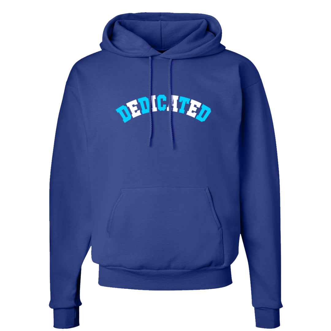 Split Light Photo Blue Low 1s Hoodie | Dedicated, Deep Royal