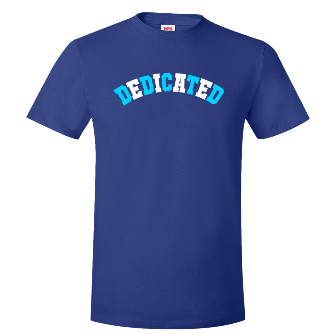 Split Light Photo Blue Low 1s T Shirt | Dedicated, Deep Royal