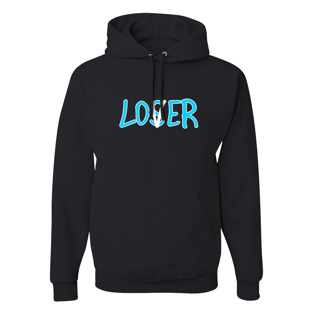 Split Light Photo Blue Low 1s Hoodie | Lover, Black