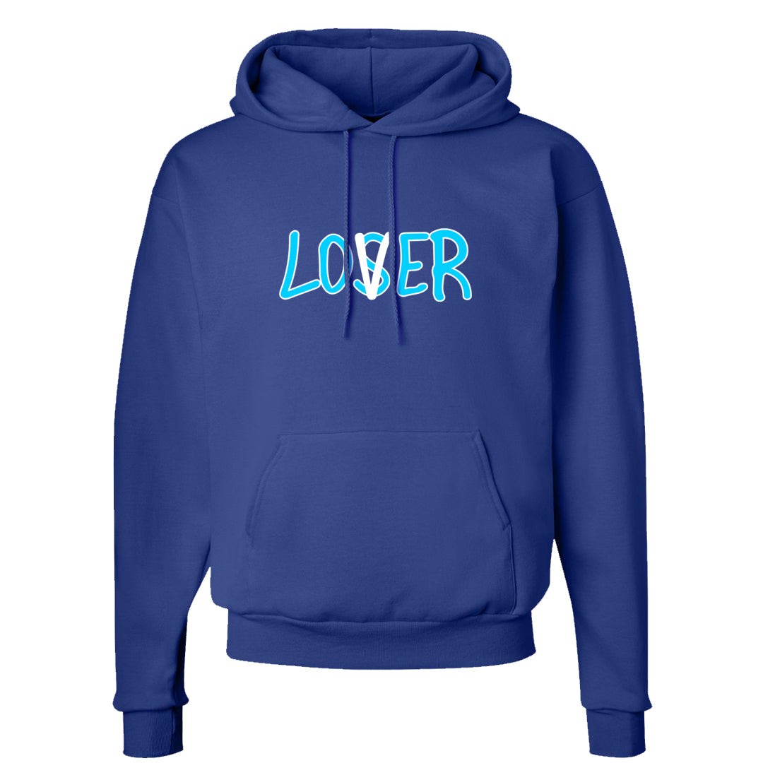 Split Light Photo Blue Low 1s Hoodie | Lover, Deep Royal