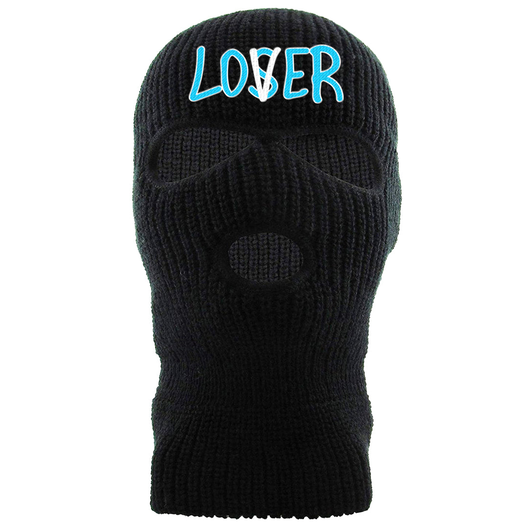 Split Light Photo Blue Low 1s Ski Mask | Lover, Black