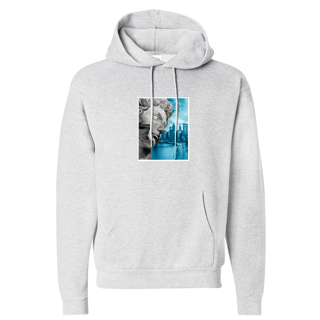 Split Light Photo Blue Low 1s Hoodie | Miguel, Ash