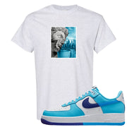 Split Light Photo Blue Low 1s T Shirt | Miguel, Ash