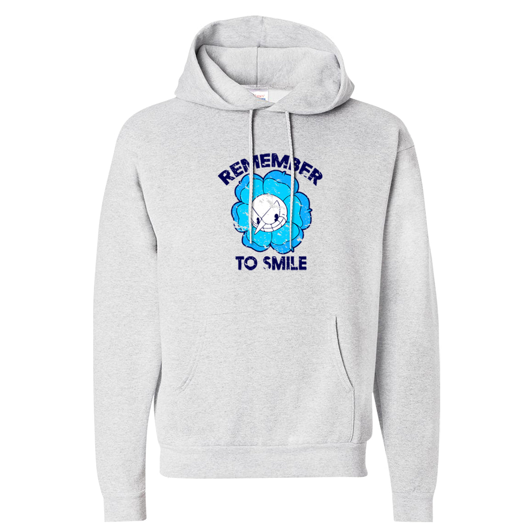 Split Light Photo Blue Low 1s Hoodie | Remember To Smile, Ash