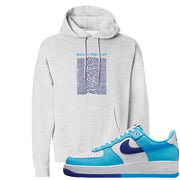 Split Light Photo Blue Low 1s Hoodie | Vibes Japan, Ash