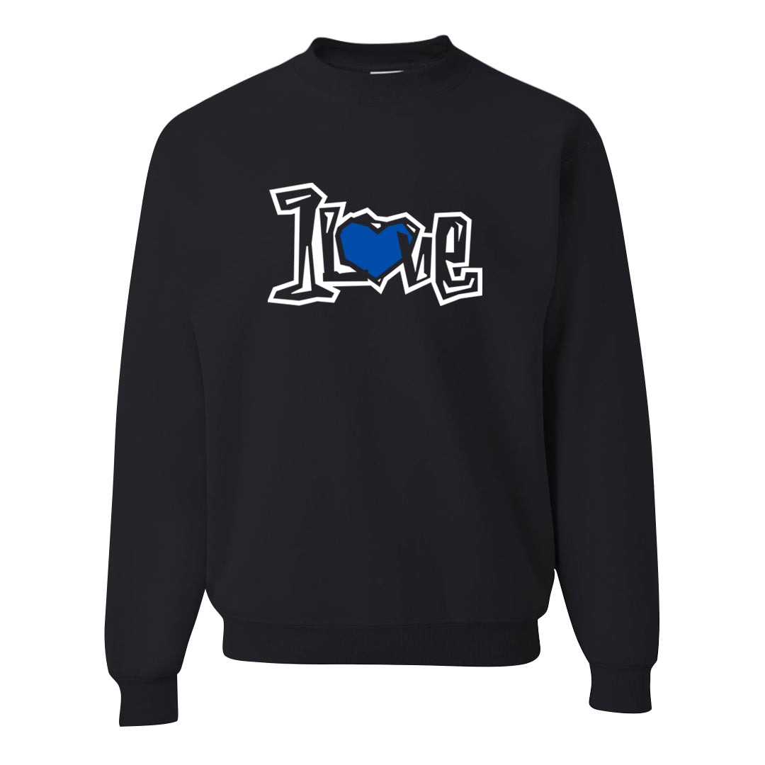 Tinaj Low AF 1s Crewneck Sweatshirt | 1 Love, Black