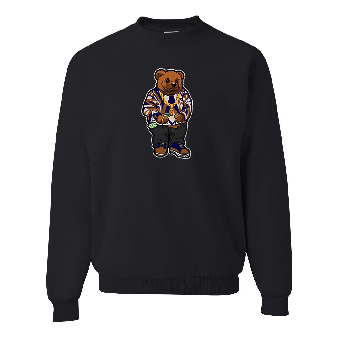 Tweed Low AF 1s Crewneck Sweatshirt | Sweater Bear, Black