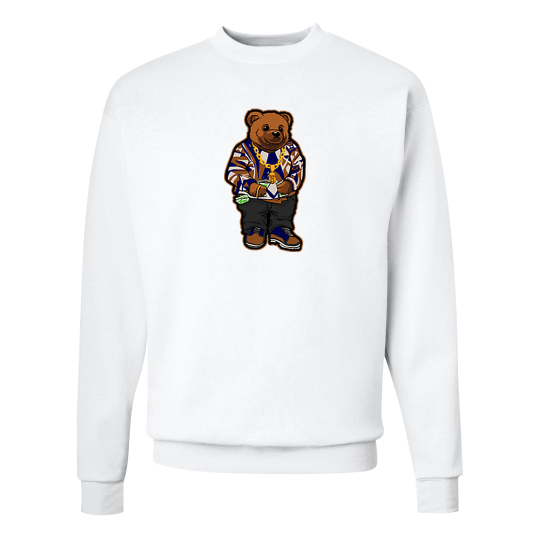 Tweed Low AF 1s Crewneck Sweatshirt | Sweater Bear, White