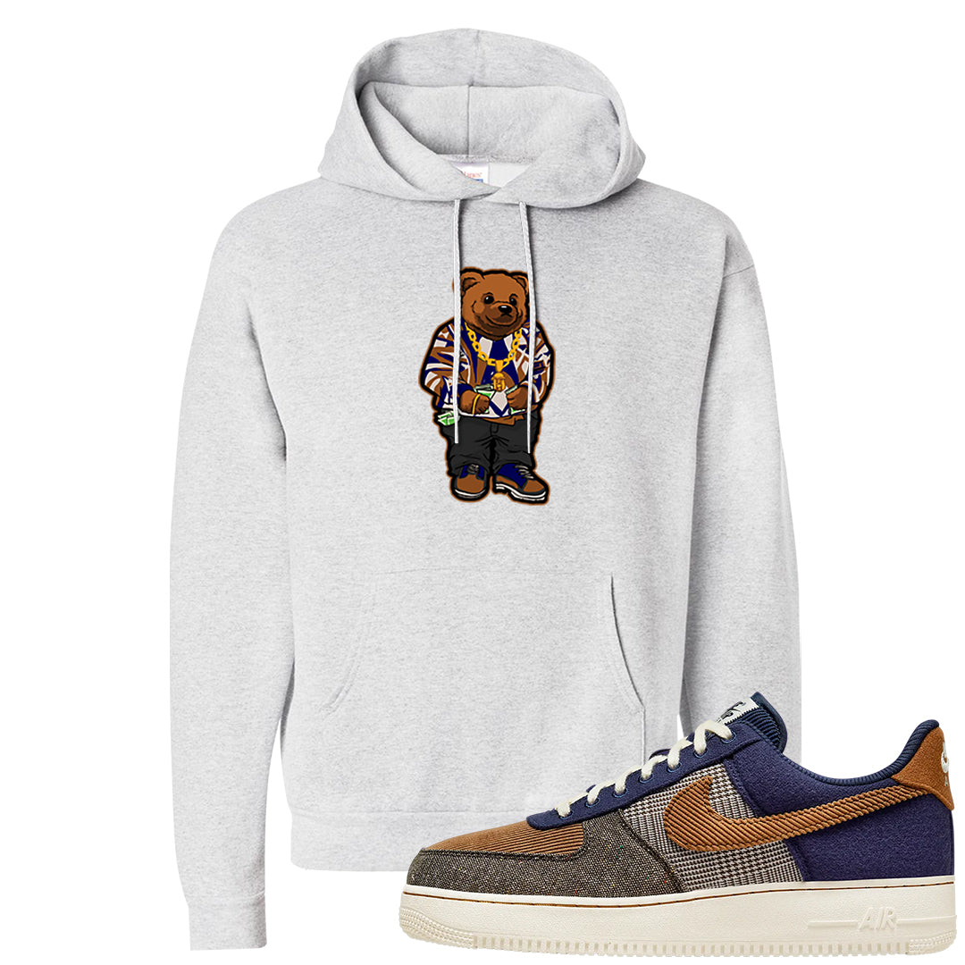 Tweed Low AF 1s Hoodie | Sweater Bear, Ash