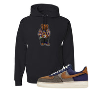 Tweed Low AF 1s Hoodie | Sweater Bear, Black