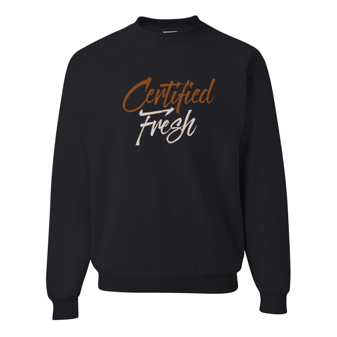 Tweed Low AF 1s Crewneck Sweatshirt | Certified Fresh, Black