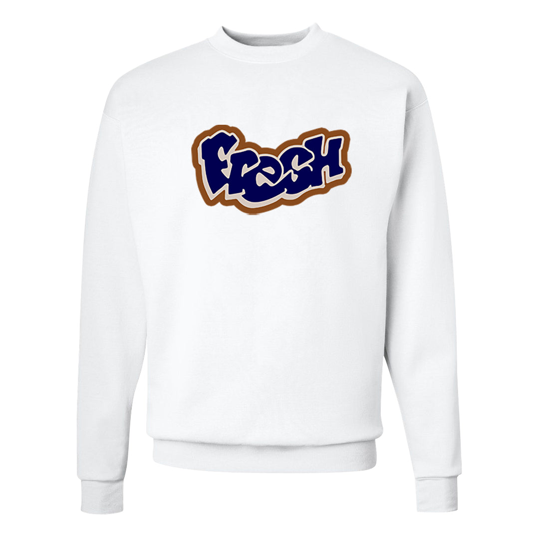 Tweed Low AF 1s Crewneck Sweatshirt | Fresh, White