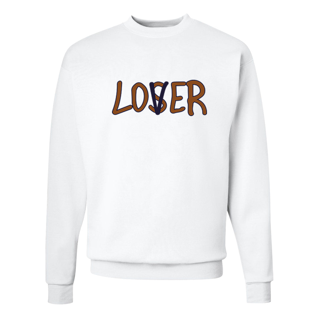 Tweed Low AF 1s Crewneck Sweatshirt | Lover, White