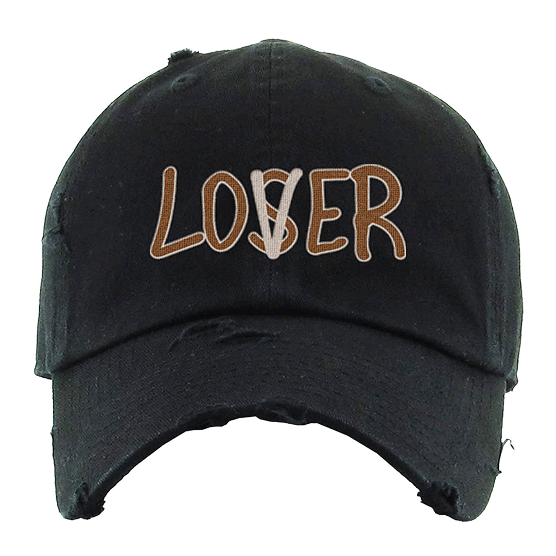 Tweed Low AF 1s Distressed Dad Hat | Lover, Black