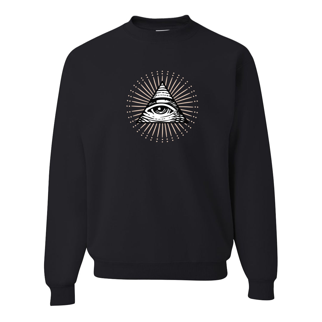 United In Victory Low 1s Crewneck Sweatshirt | All Seeing Eye, Black