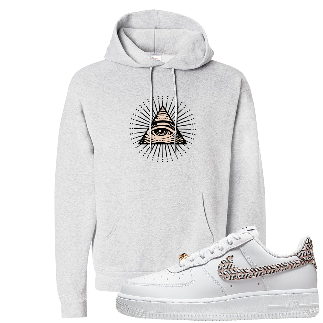 United In Victory Low 1s Hoodie | All Seeing Eye, Ash