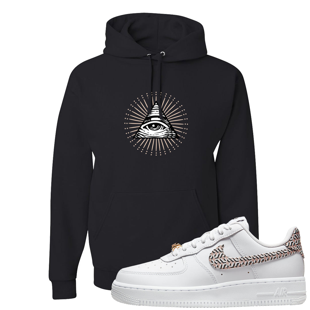 United In Victory Low 1s Hoodie | All Seeing Eye, Black