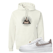 United In Victory Low 1s Hoodie | All Seeing Eye, White