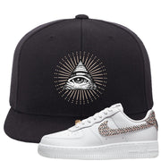 United In Victory Low 1s Snapback Hat | All Seeing Eye, Black