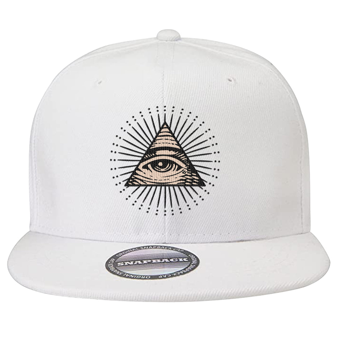 United In Victory Low 1s Snapback Hat | All Seeing Eye, White