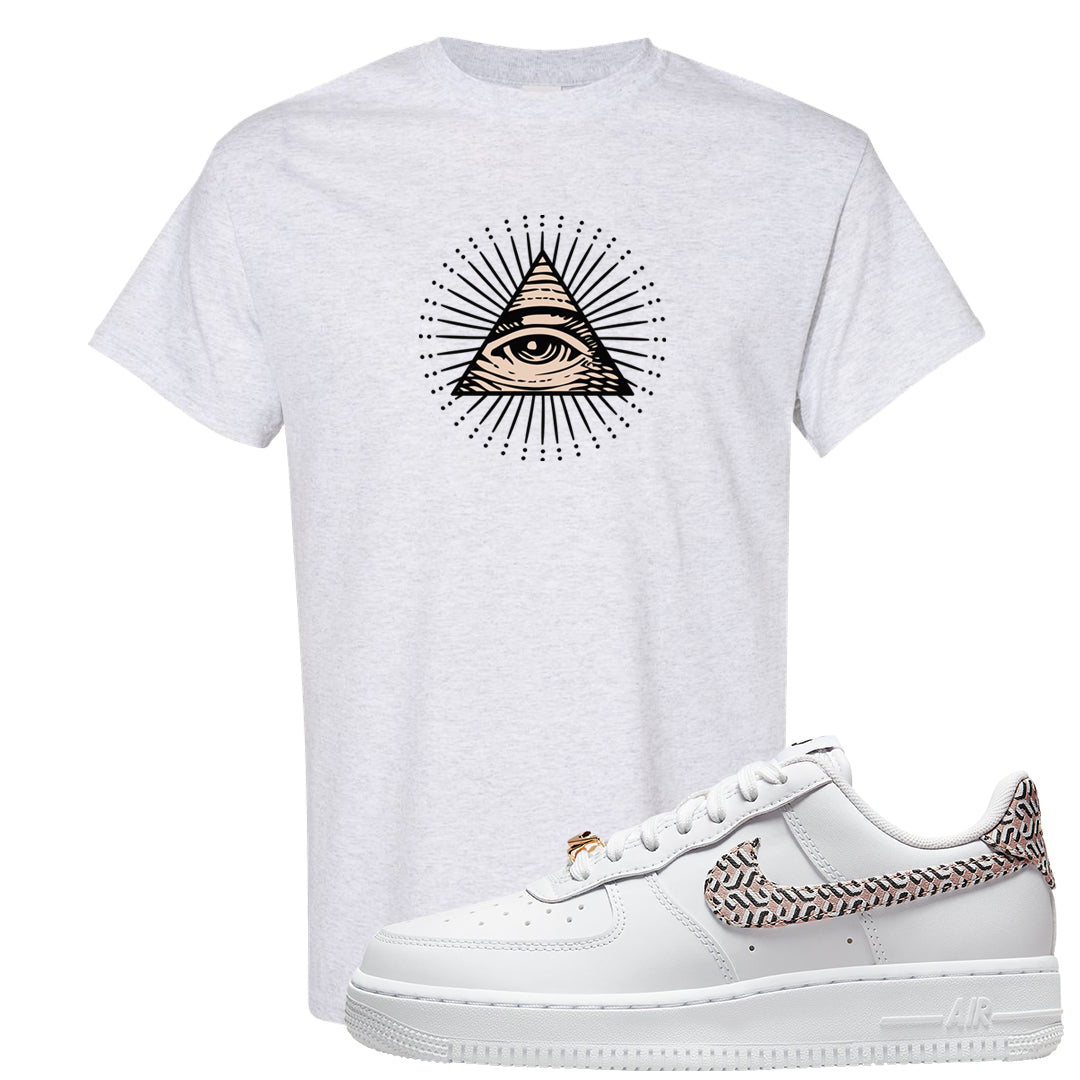 United In Victory Low 1s T Shirt | All Seeing Eye, Ash