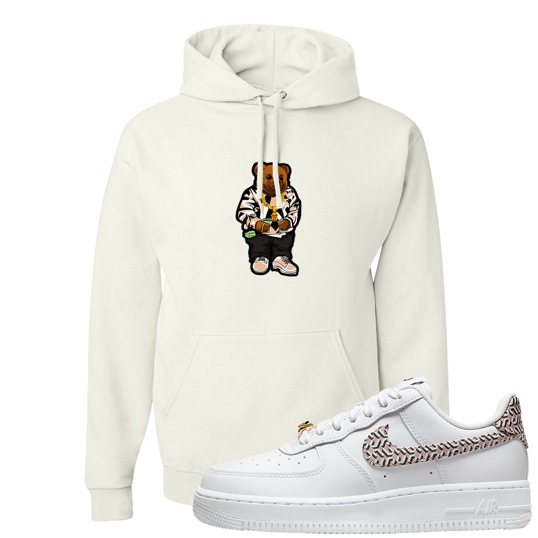 United In Victory Low 1s Hoodie | Sweater Bear, White