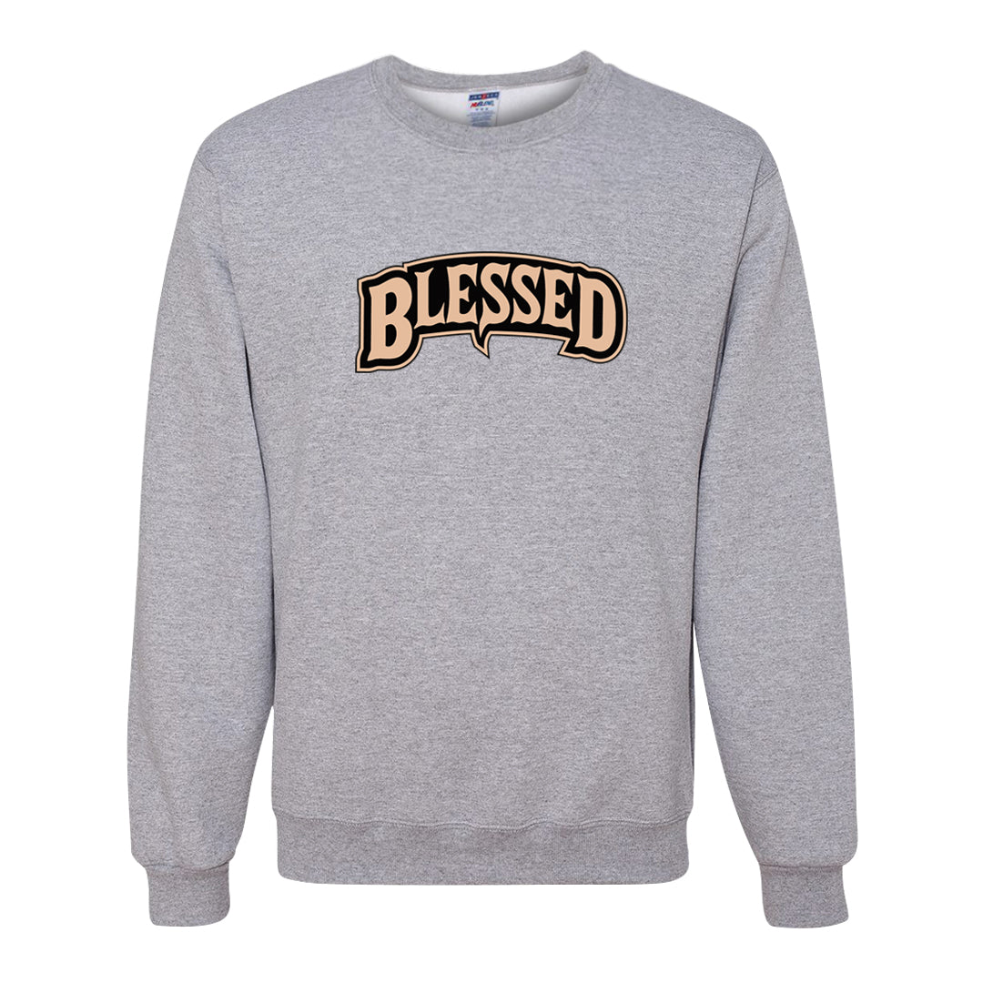 United In Victory Low 1s Crewneck Sweatshirt | Blessed Arch, Ash