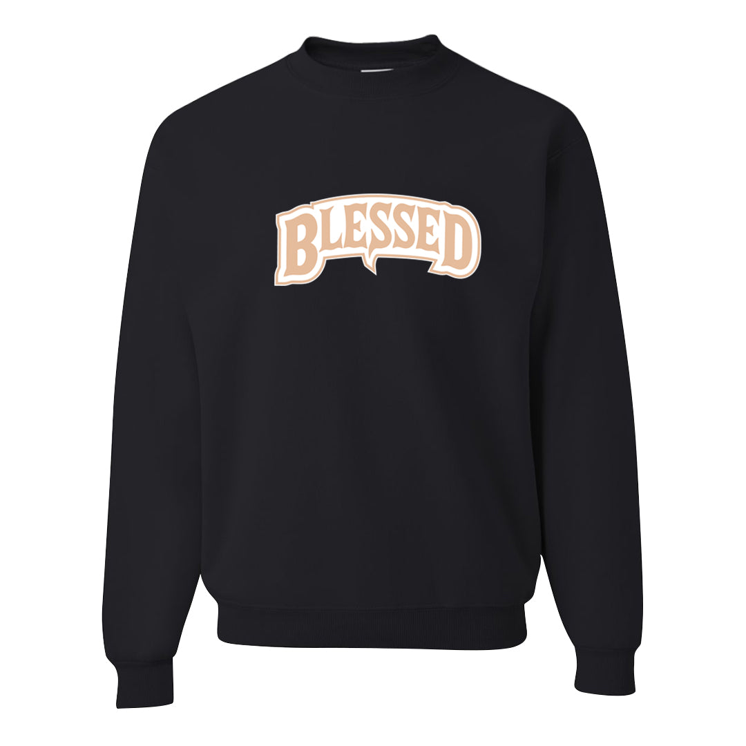 United In Victory Low 1s Crewneck Sweatshirt | Blessed Arch, Black