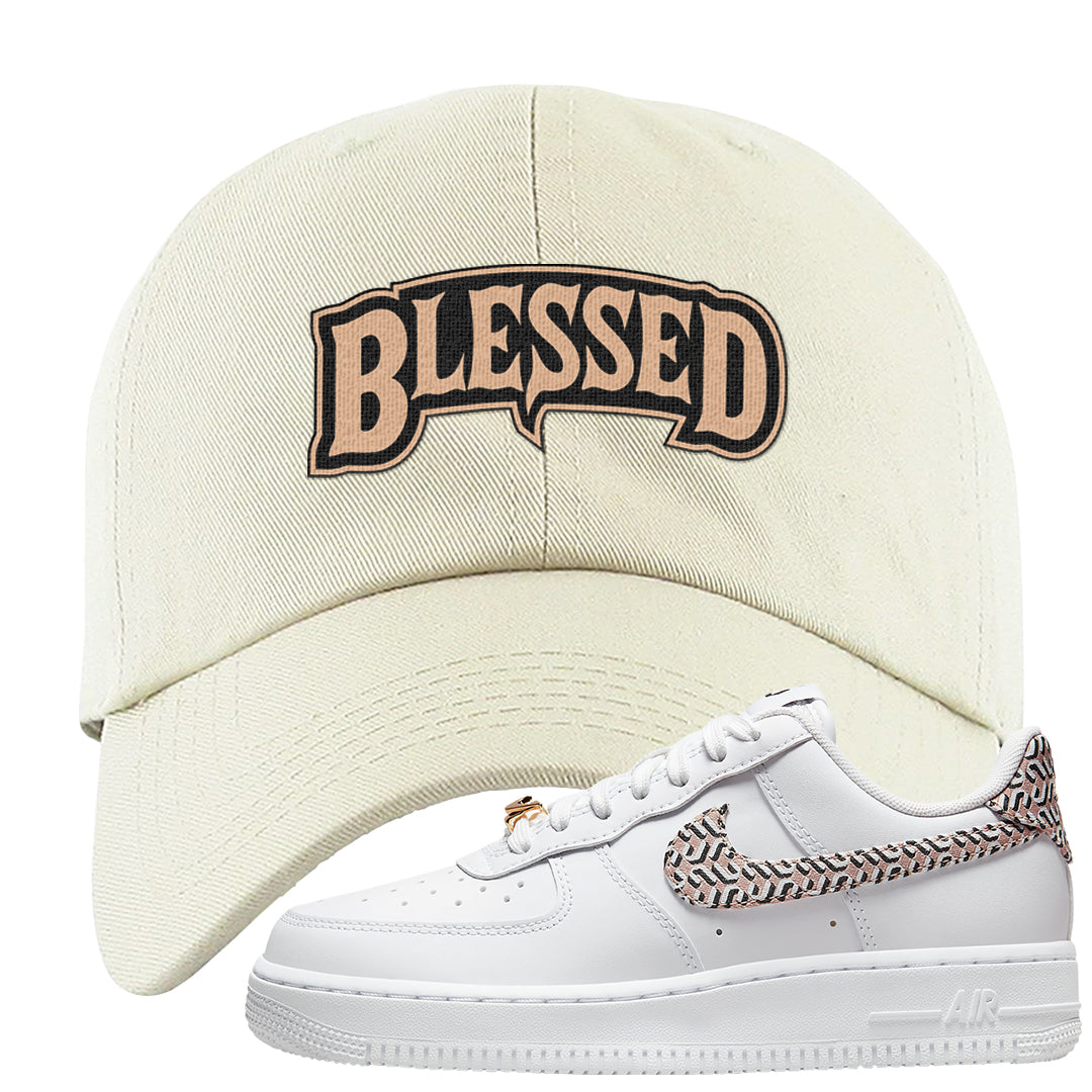 United In Victory Low 1s Dad Hat | Blessed Arch, White